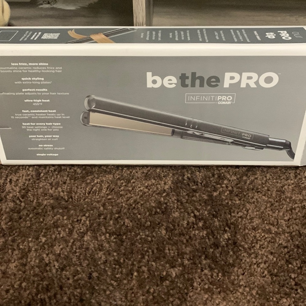 Brand new in the box Conair hair straightener